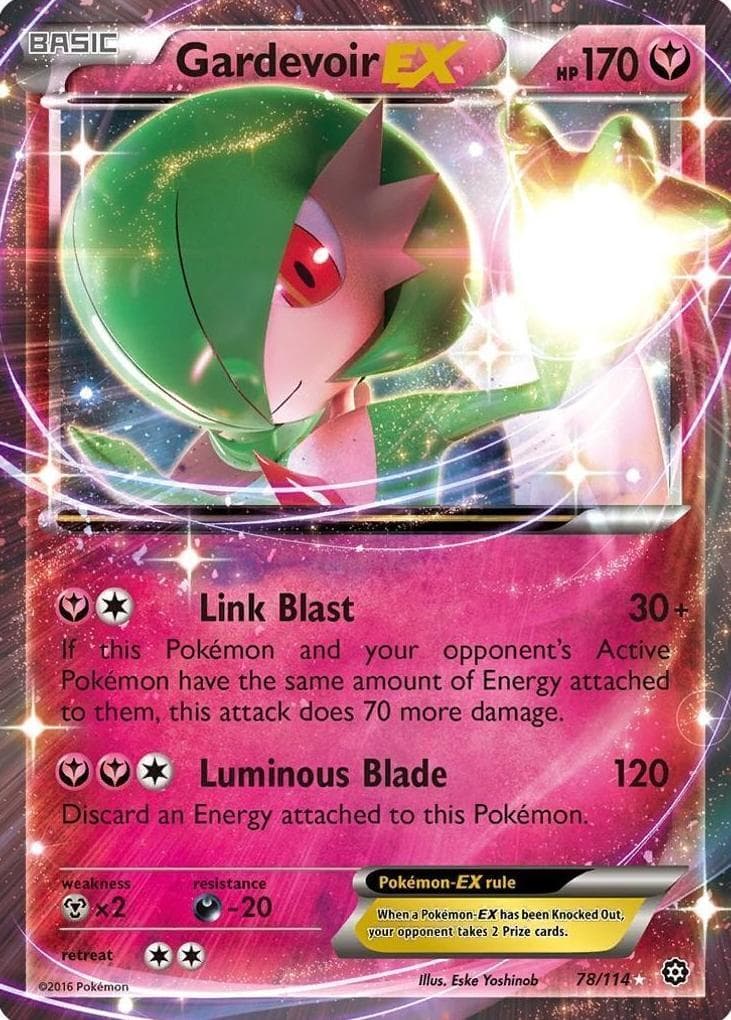Gardevoir ex trading card