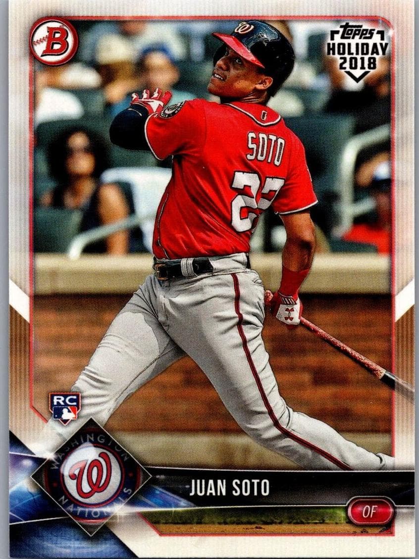 Juan Soto 2018 topps