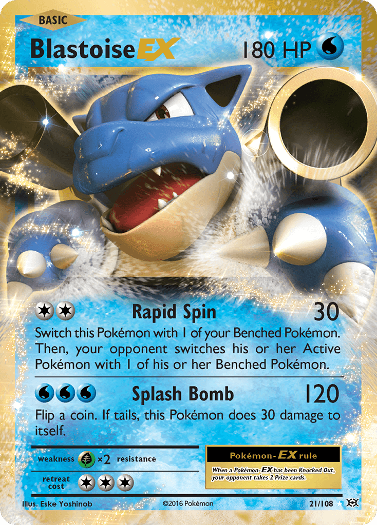 Blastoise EX 2016 Pokemon