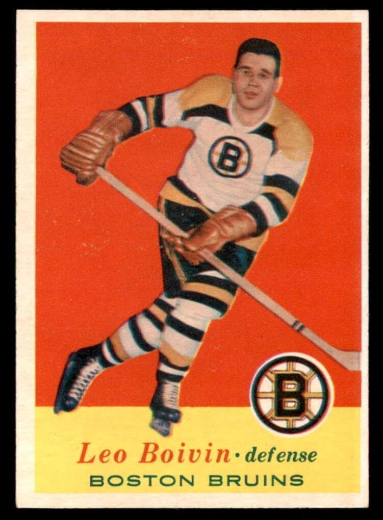 Leo Boivin 1957 topps