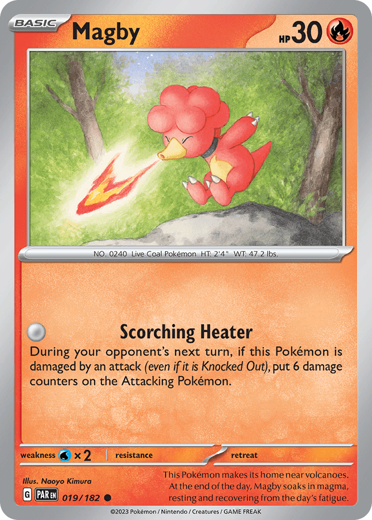 Magby 2010 Pokemon Triumphant