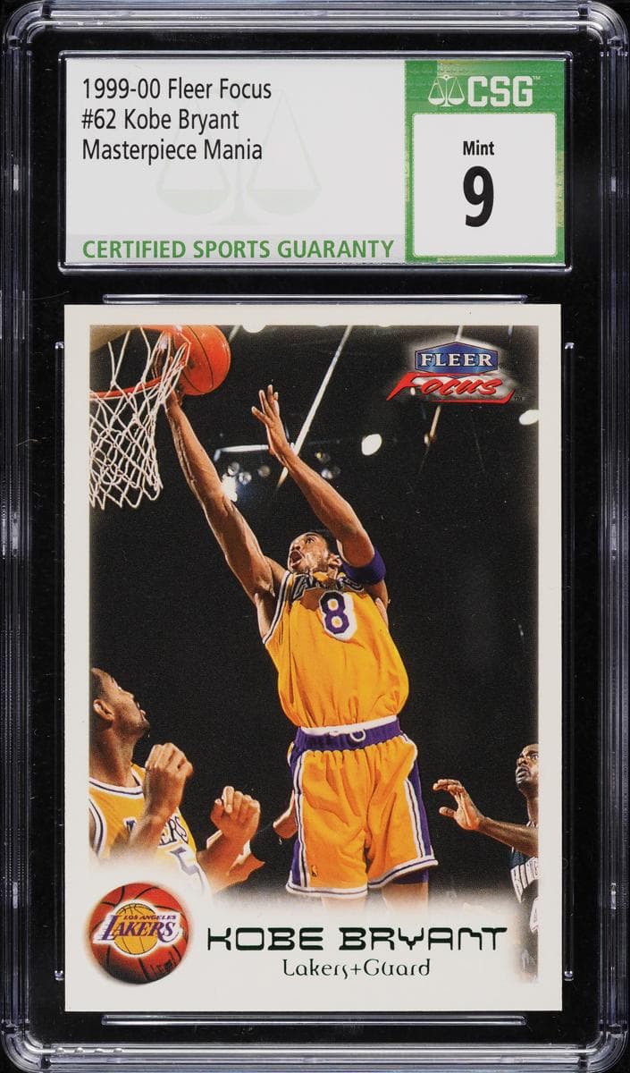 Kobe Bryant 1999 fleer Focus