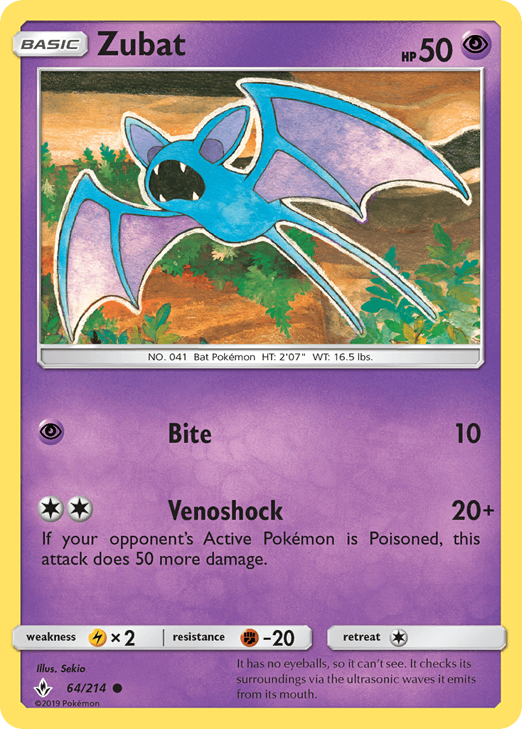 Zubat 2019 Pokemon