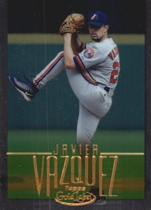 Javier Vazquez 2002 topps Gold Label