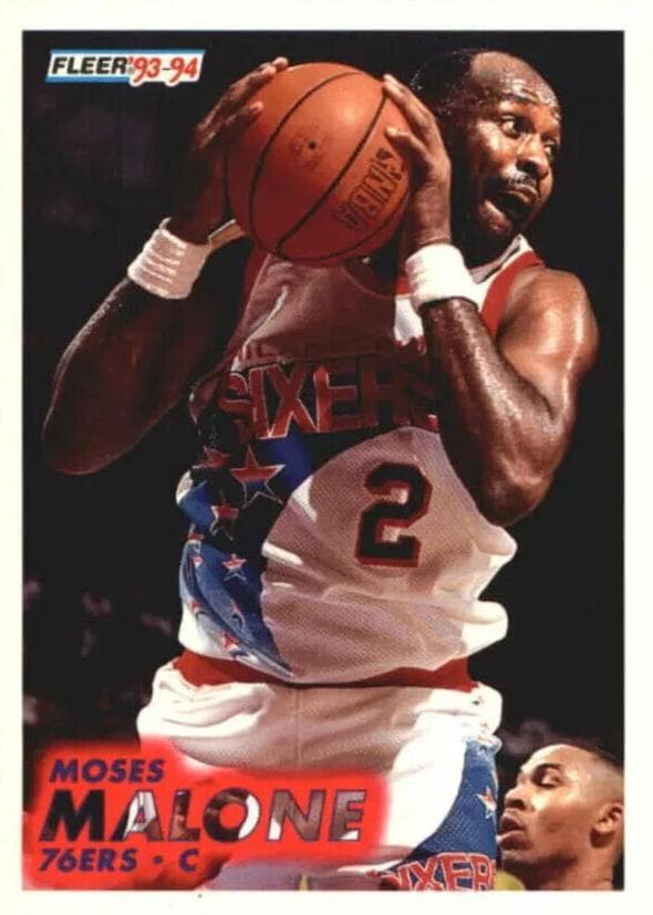 Moses Malone 1993 fleer Fleer