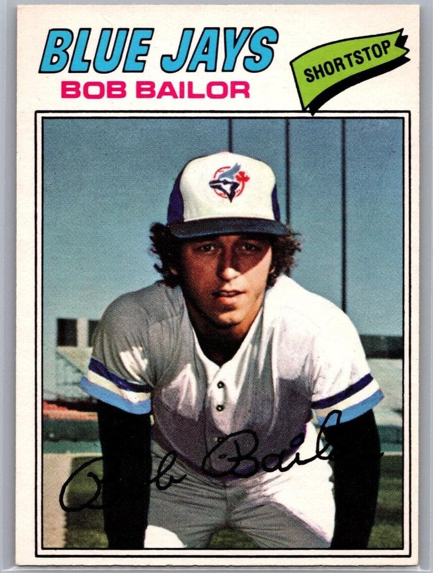 Bob Bailor 1977 topps O-Pee-Chee