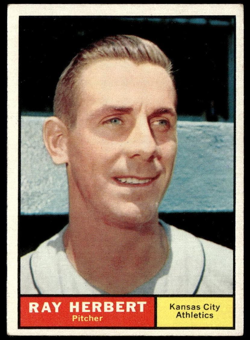 Ray Herbert 1961 topps Topps