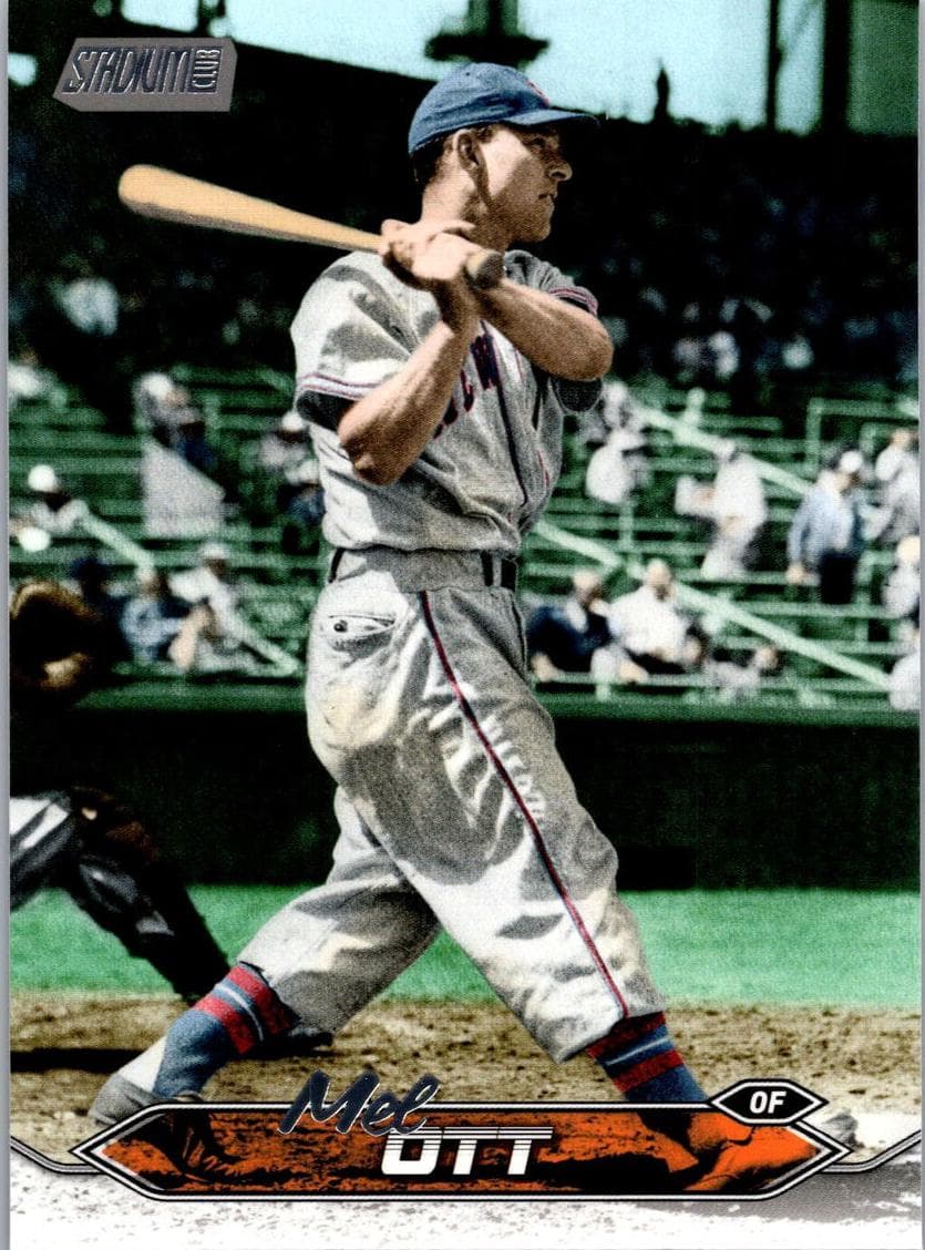 Mel Ott trading card