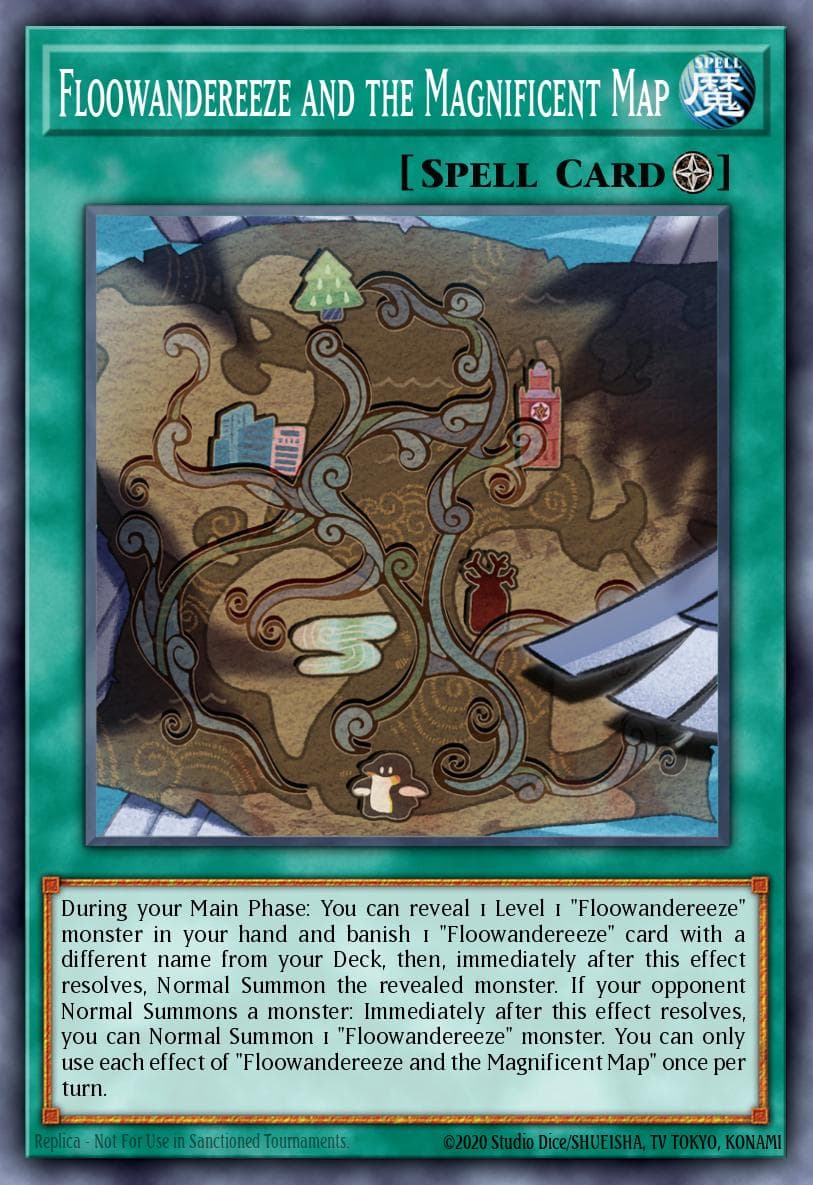 Floowandereeze and the Magnificent Map 2021 Yu-Gi-Oh! Japanese Burst of Destiny