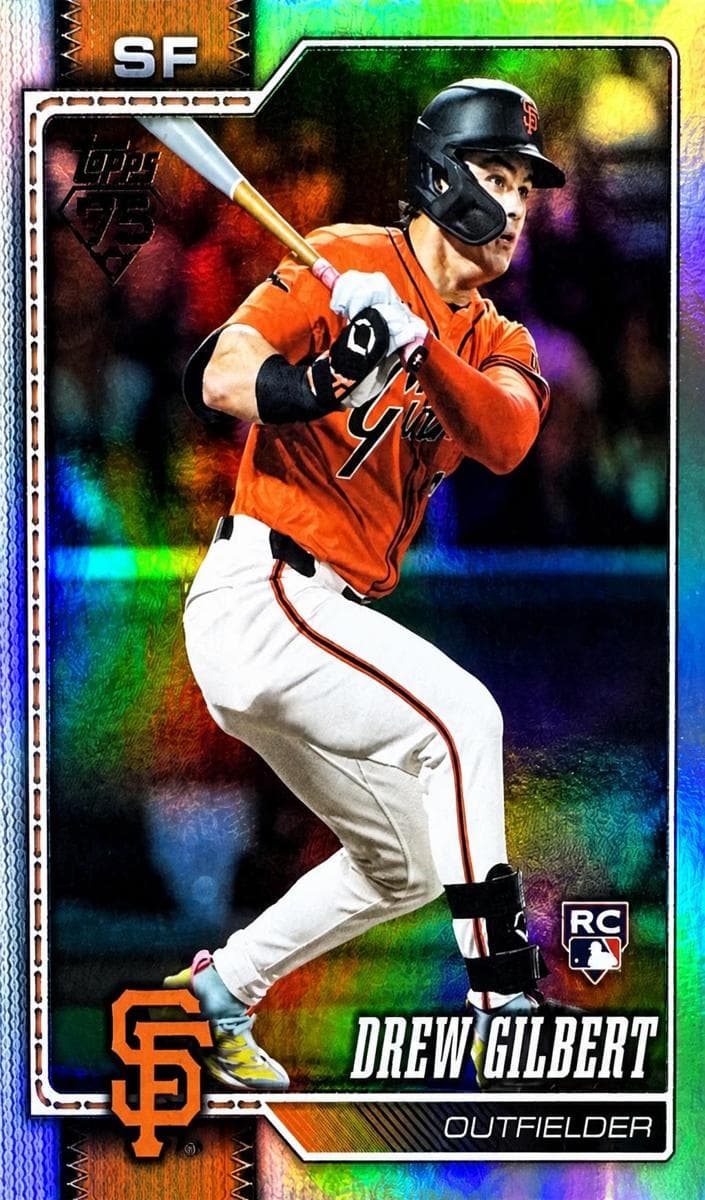 Drew Gilbert trading card
