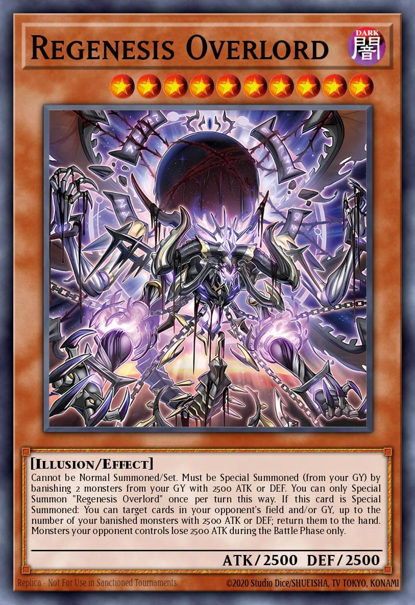 Regenesis Overlord 2025 Yu-Gi-Oh! Doom of Dimensions