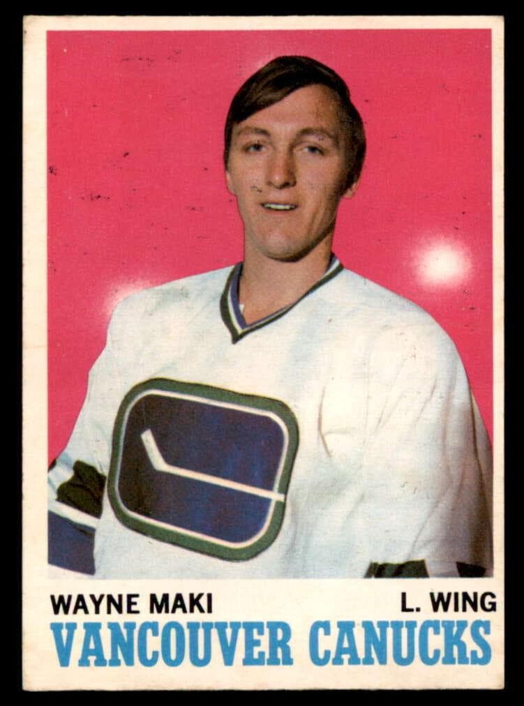 Wayne Maki 1970 topps