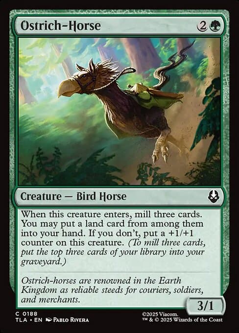 Ostrich-Horse 2025 Magic: The Gathering Avatar: The Last Airbender