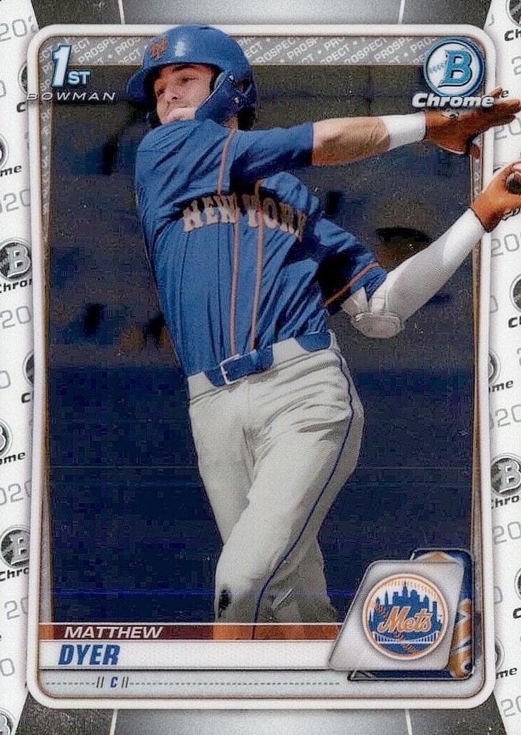 Matthew Dyer 2020 bowman Bowman Draft