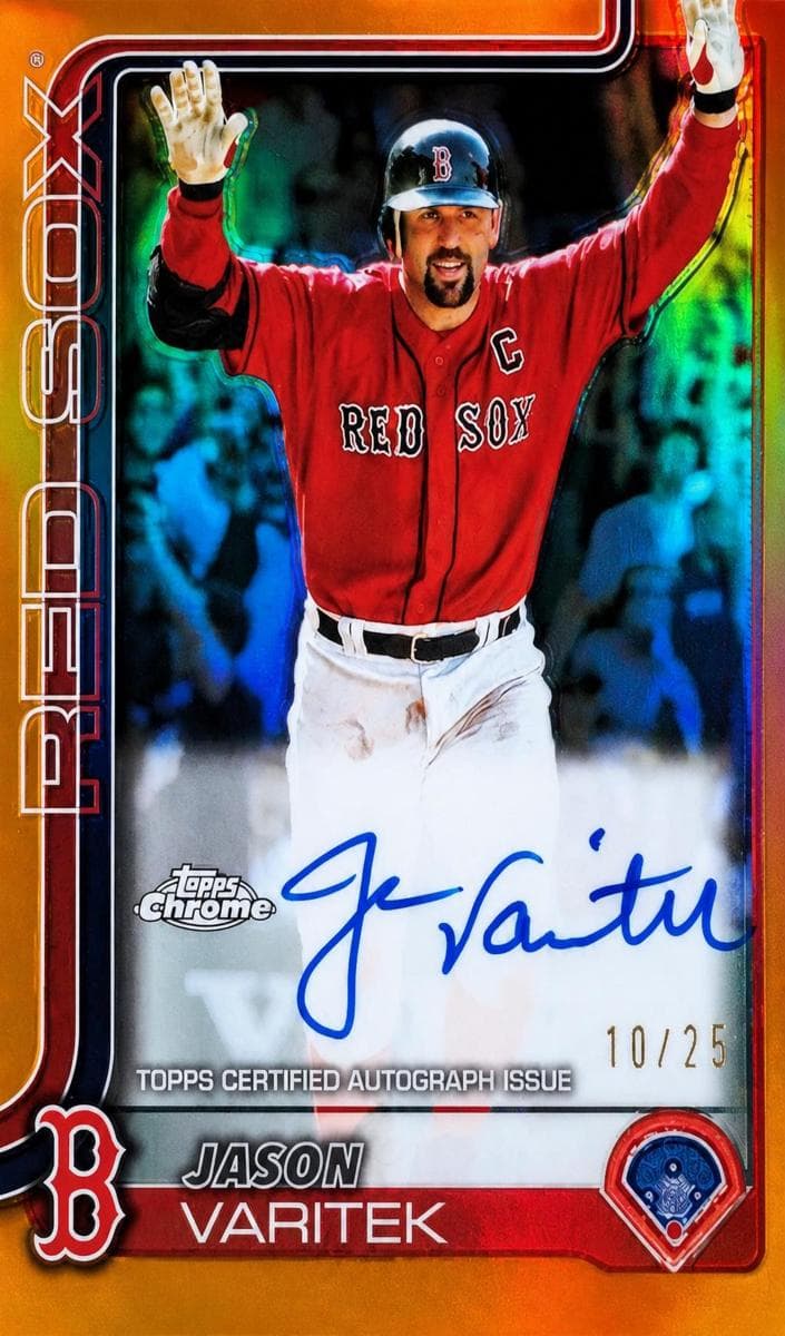 Jason Varitek trading card