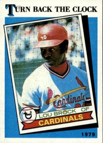 Lou Brock 1989 topps