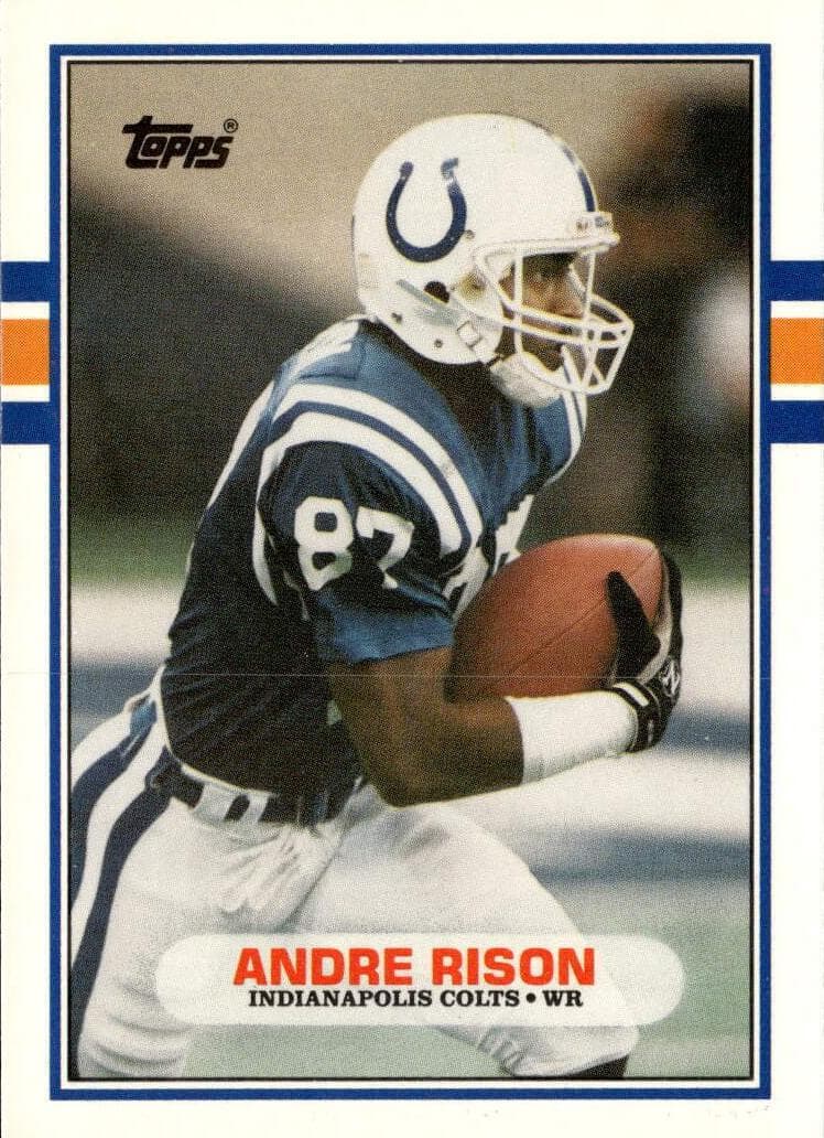 Andre Rison 1989 topps Topps Traded