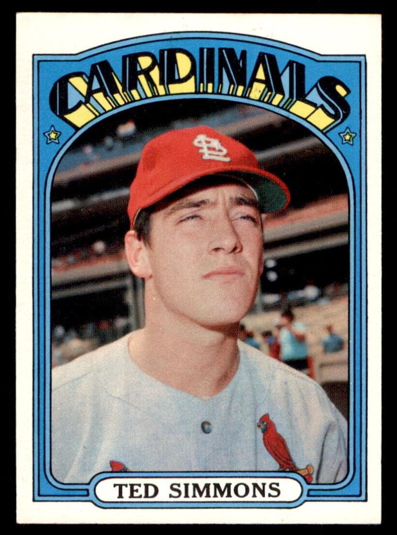 Ted Simmons 1972 topps Topps