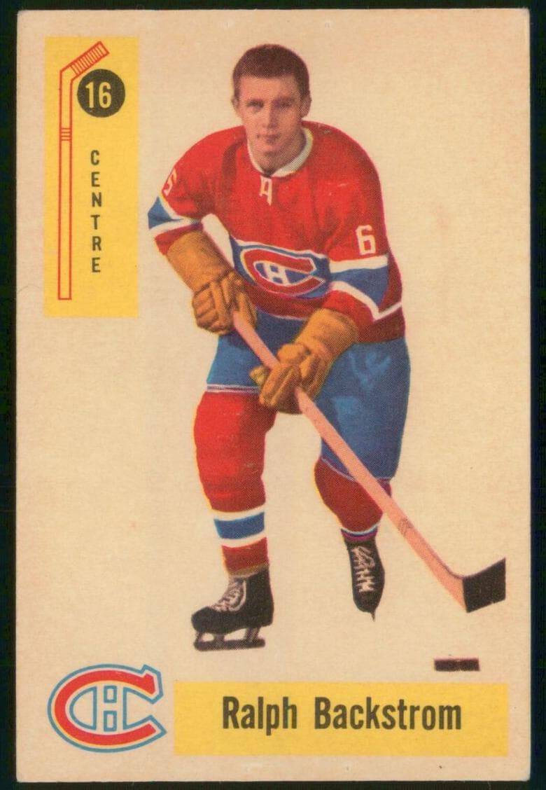 Ralph Backstrom 1958 unknown Parkhurst