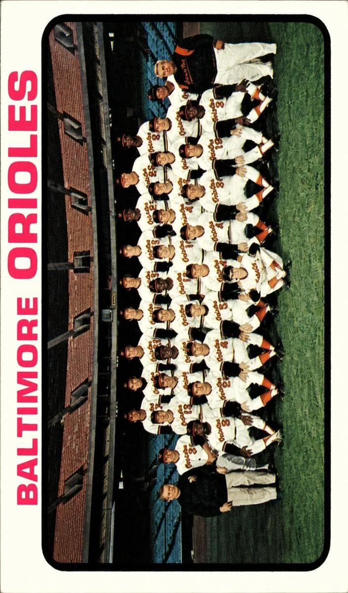 Baltimore Orioles 1973 topps Topps