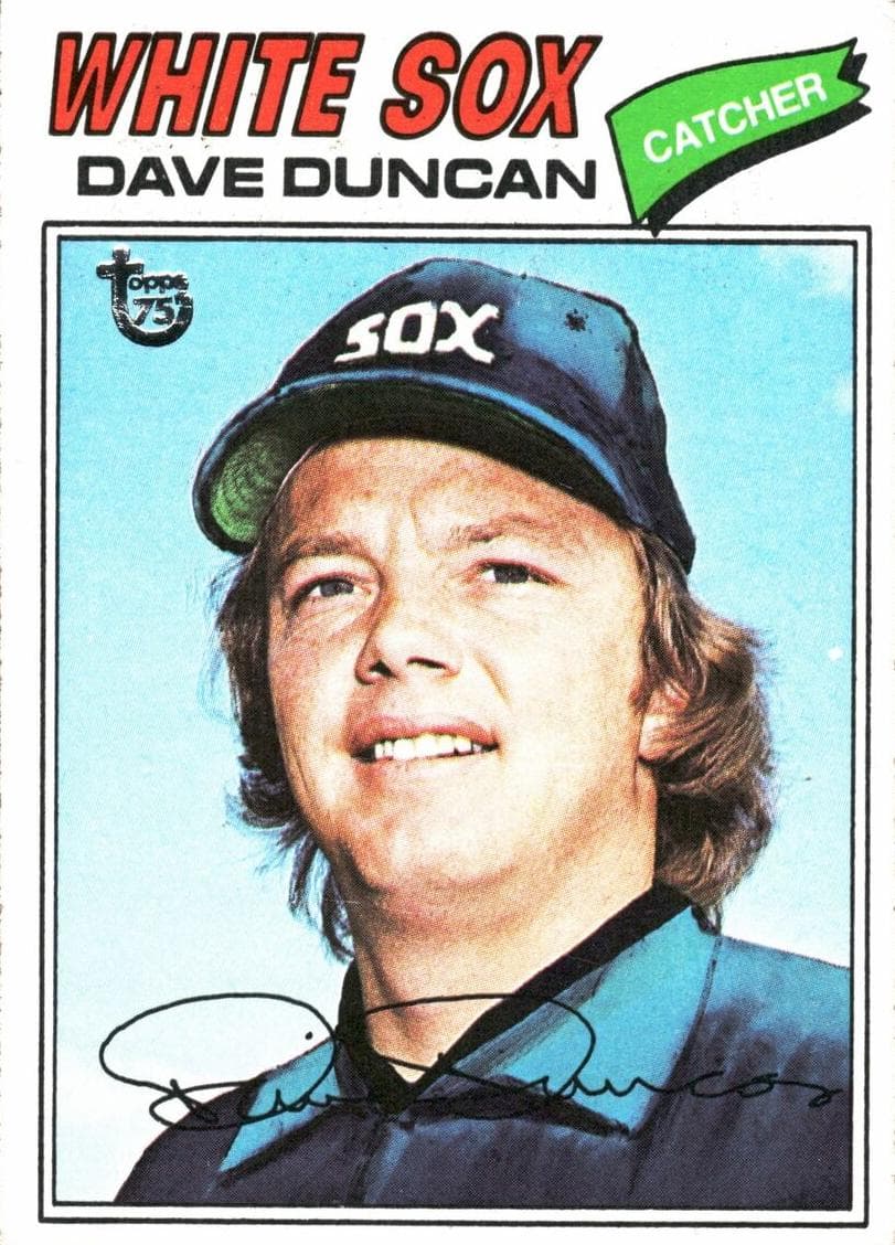 Dave Duncan 1977 topps Topps