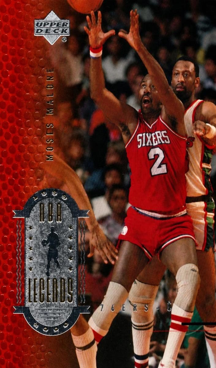 Moses Malone 1999 upper-deck Legends