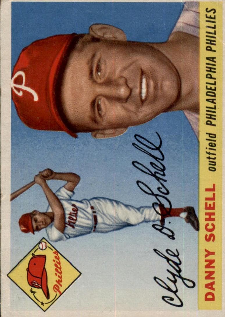 Danny Schell 1955 topps Topps