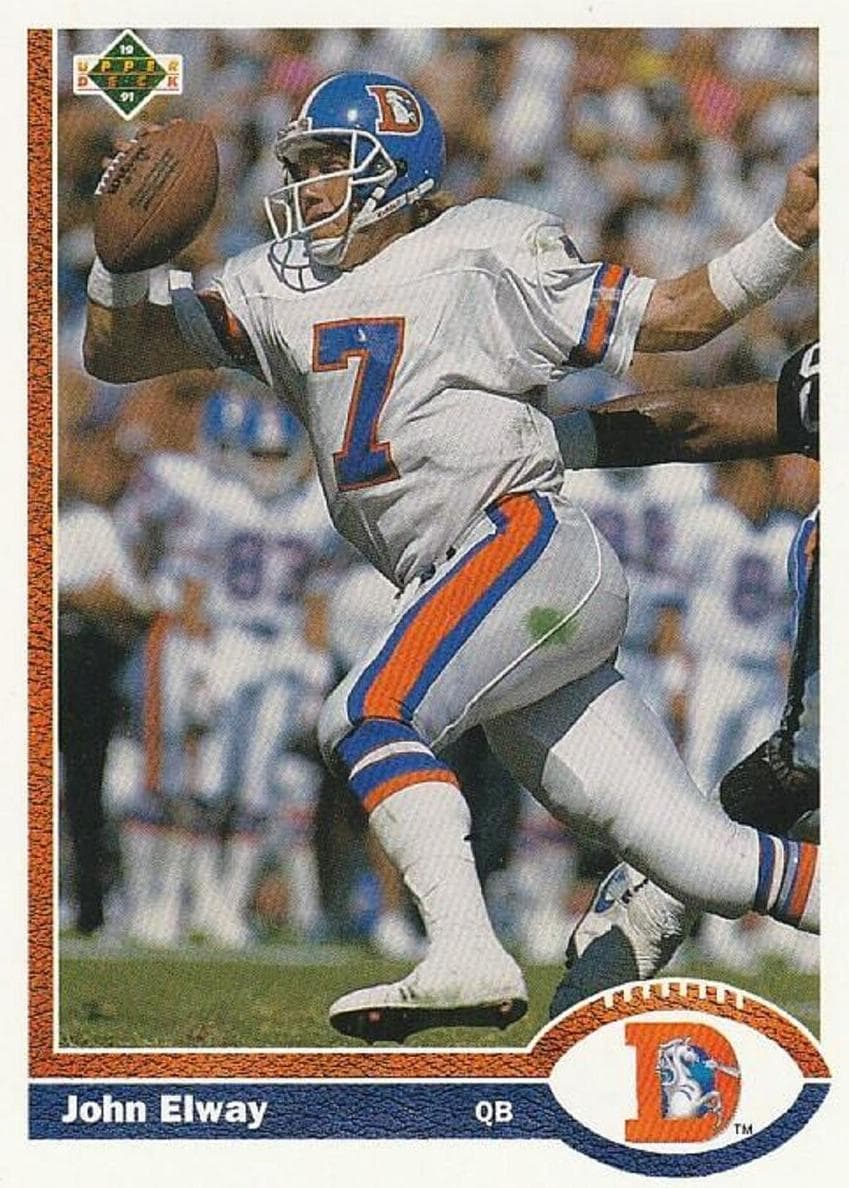 John Elway 1991 upper-deck Upper Deck