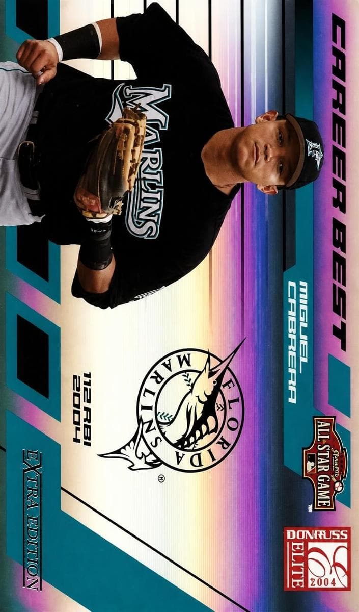 Miguel Cabrera 2004 panini