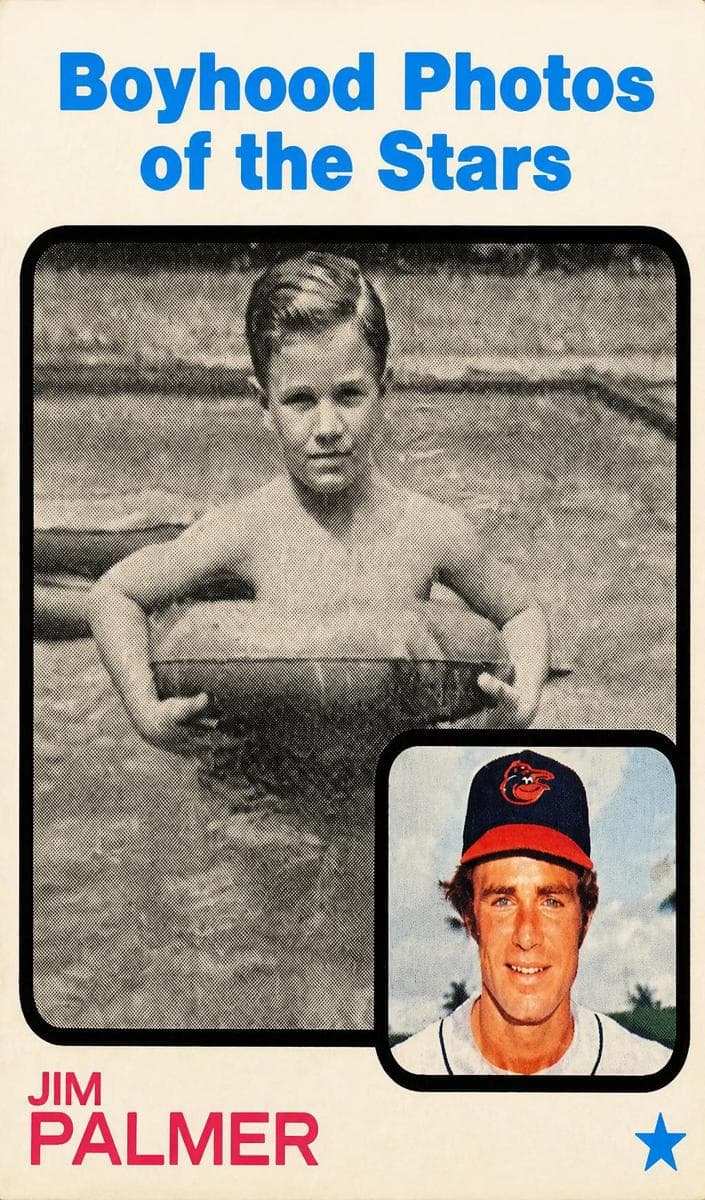 Jim Palmer 1973 topps Topps