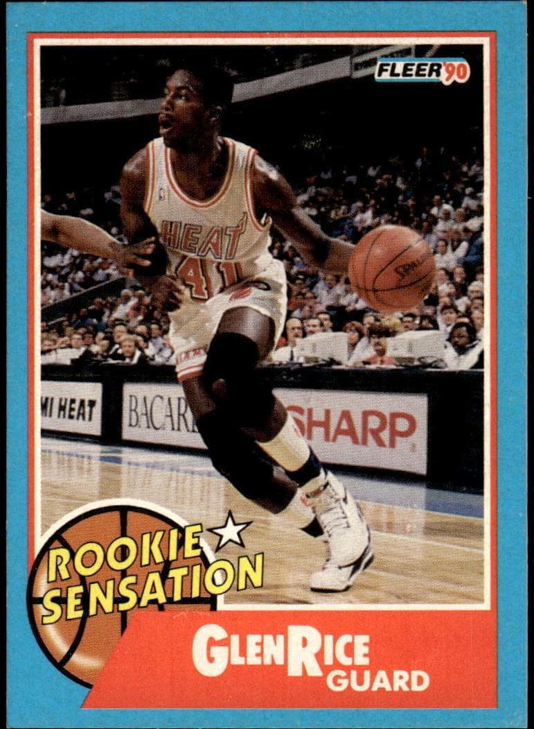 Glen Rice 1990 fleer Fleer