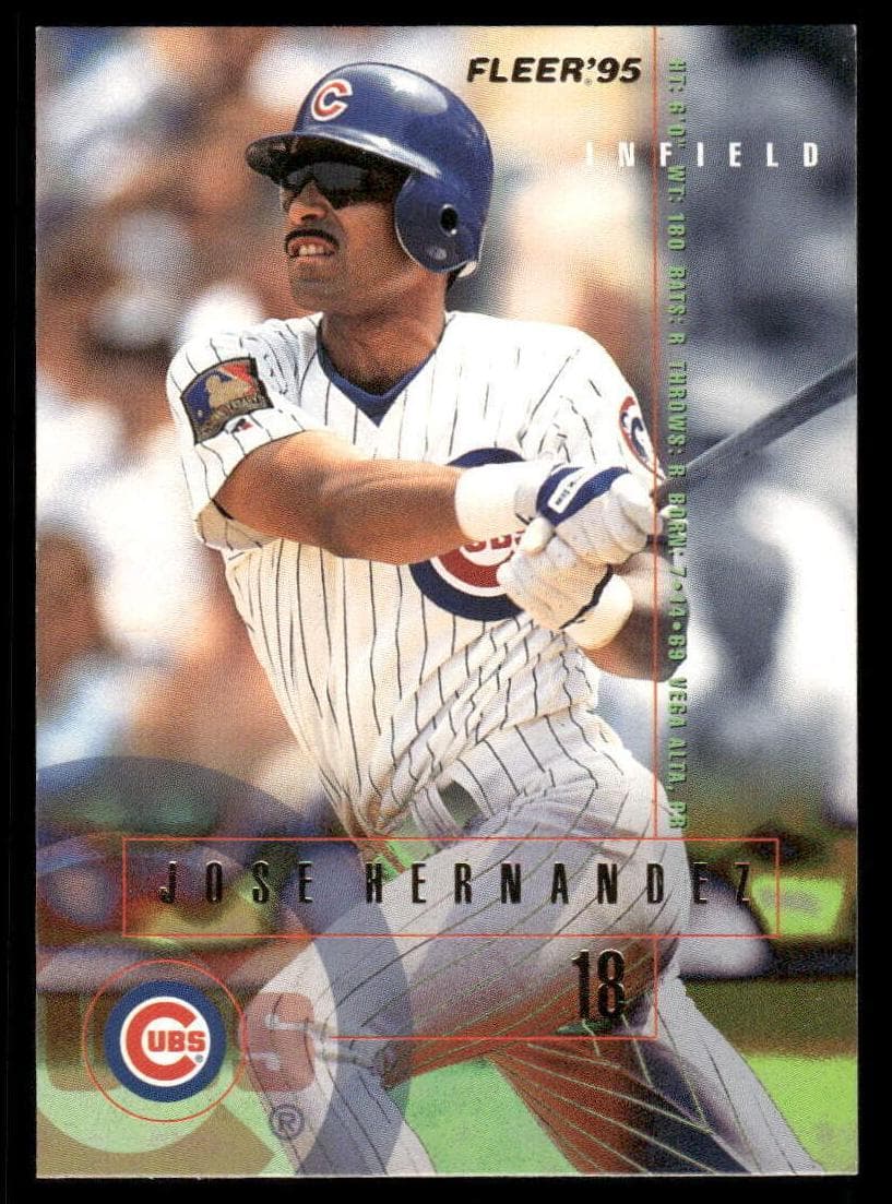 Jose Hernandez 1995 fleer Fleer