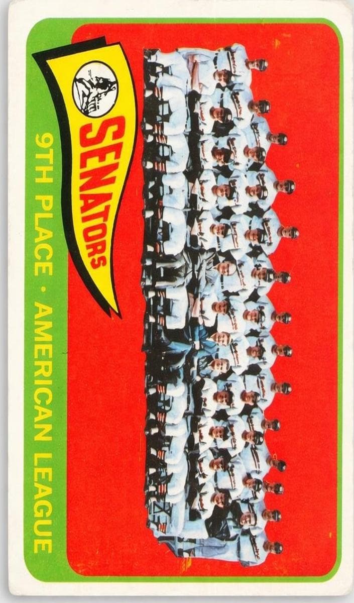 Washington Senators 1965 topps Topps