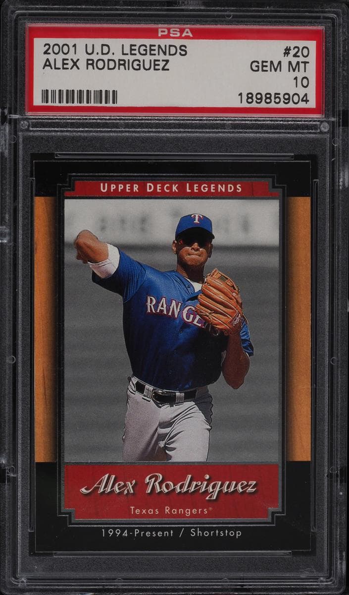 Alex Rodriguez 2001 upper-deck Upper Deck Legends