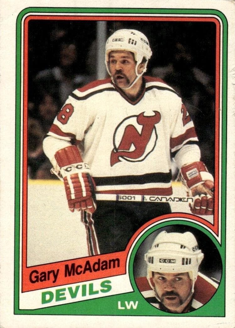 Gary McAdam trading card