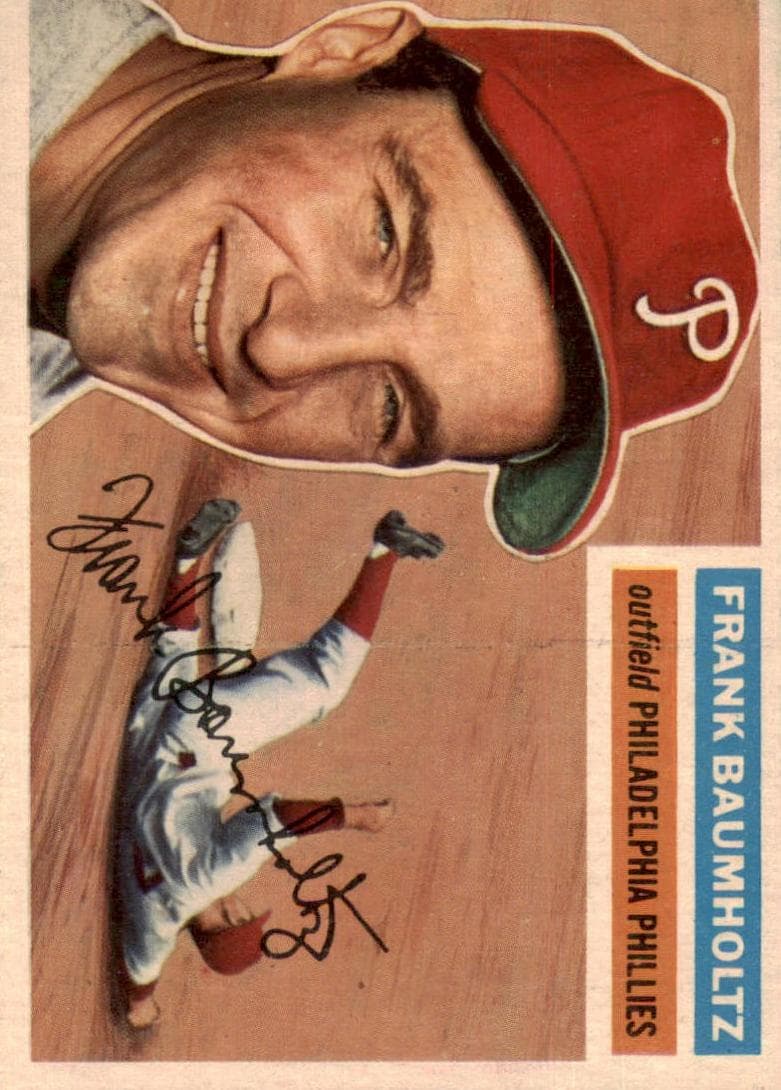 Frank Baumholtz 1956 topps Topps