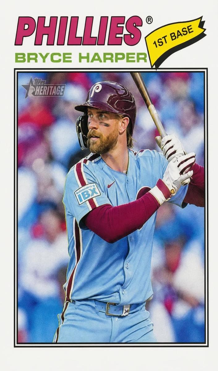 Bryce Harper 2026 topps Topps Heritage