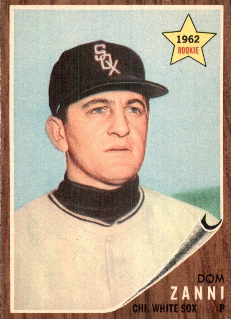 Dom Zanni 1962 topps Topps