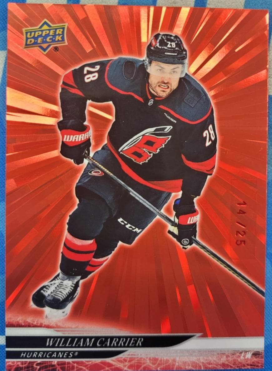 William Carrier trading card