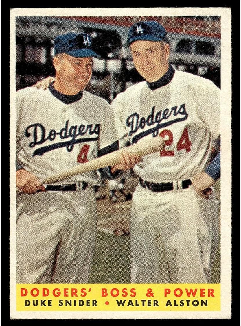 Dodgers' Boss & Power (Duke Snider / Walter Alston) #314