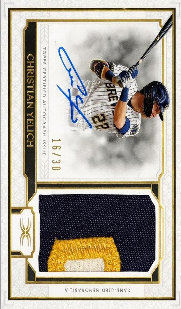 Christian Yelich 2024 topps Topps Definitive Collection
