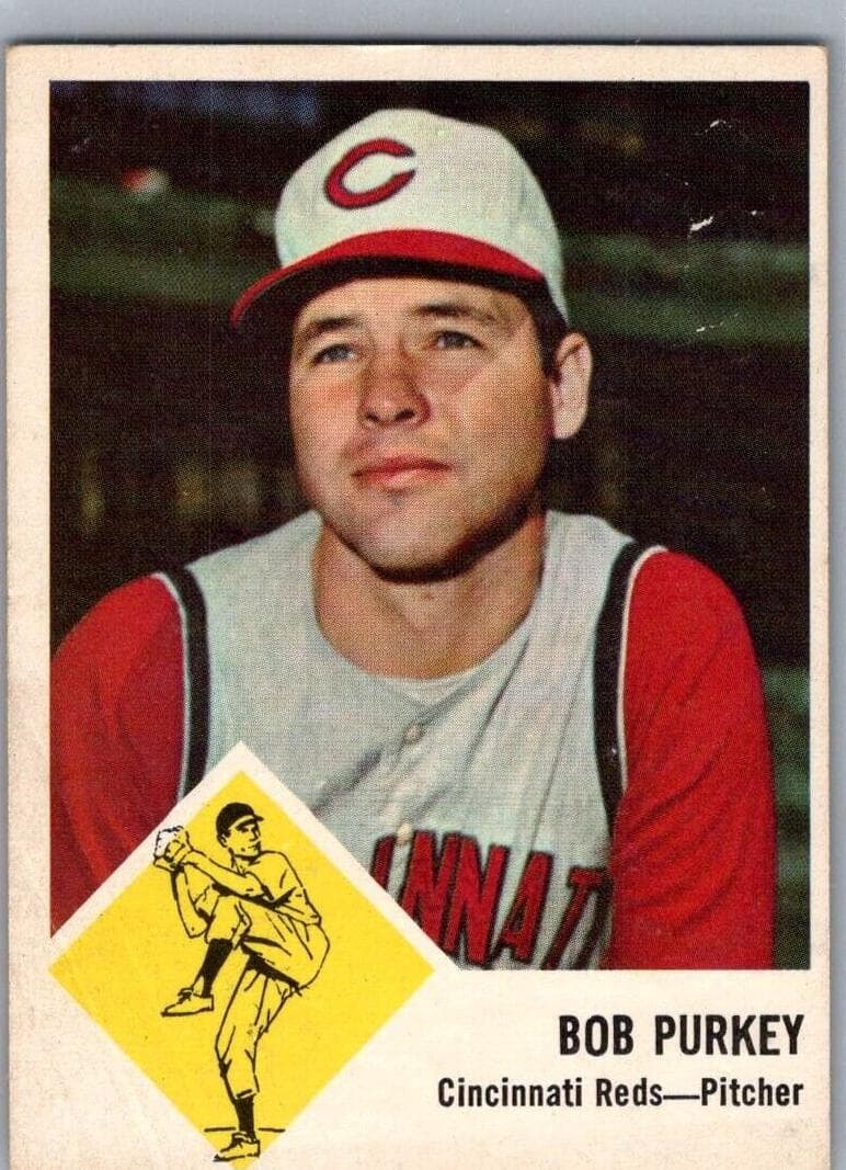 Bob Purkey 1963 fleer Fleer
