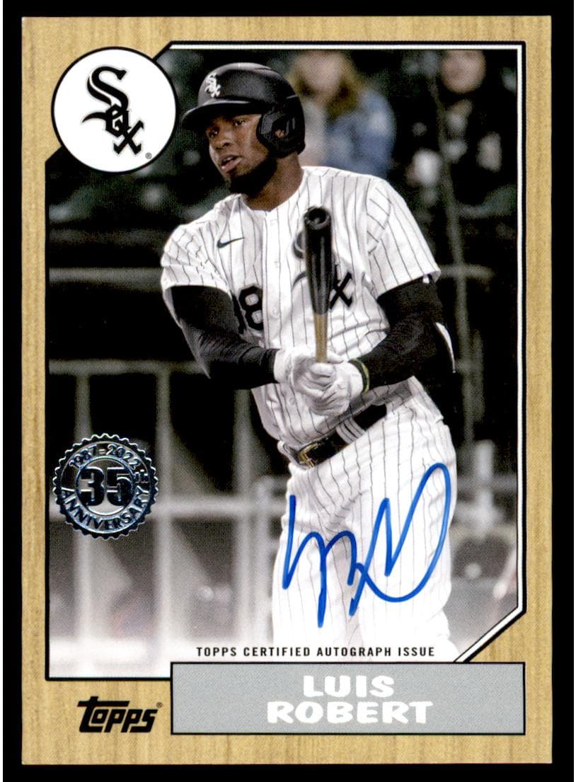 Luis Robert 2022 topps Topps