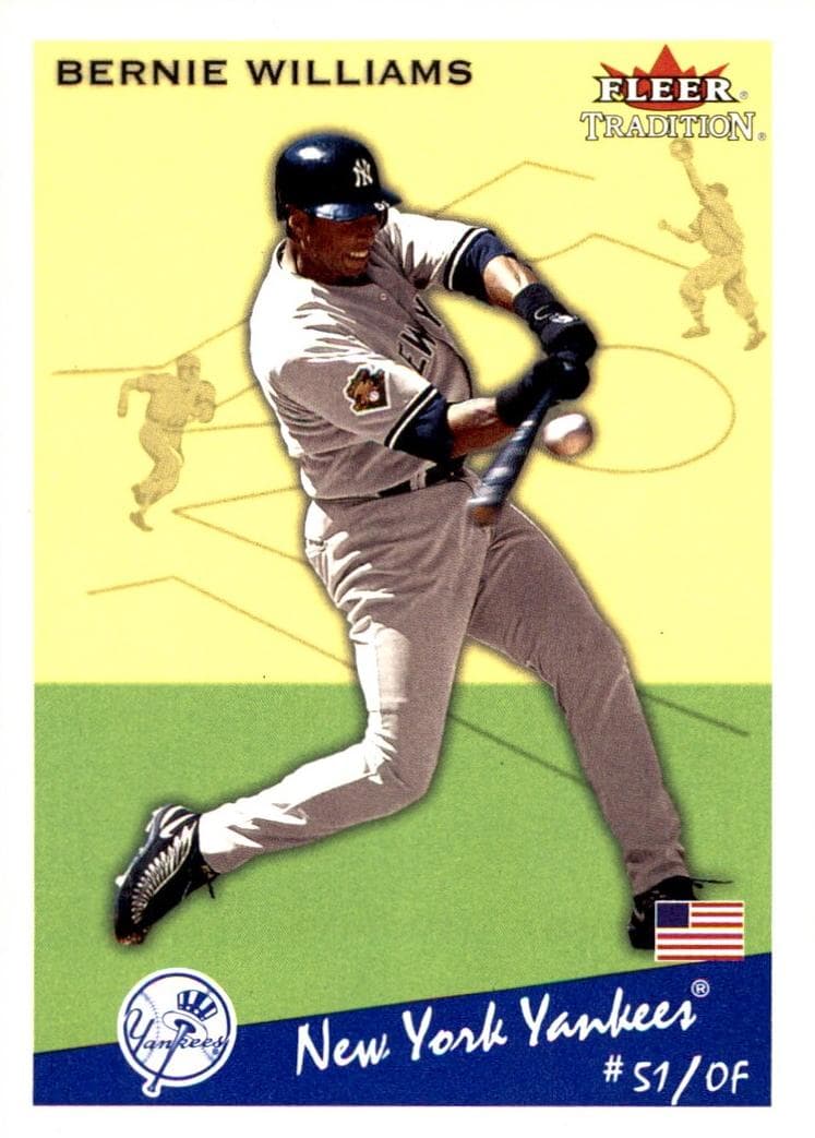 Bernie Williams 2002 fleer Fleer Tradition