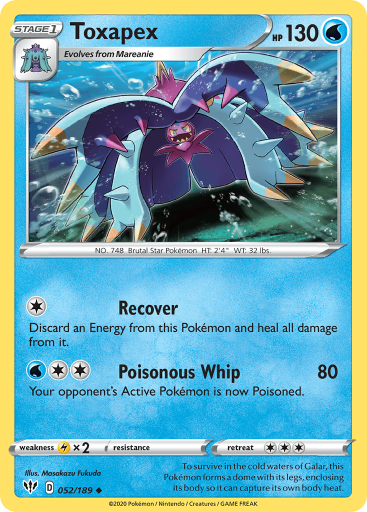 Toxapex 2017 Pokemon