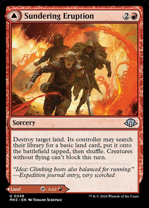 Sundering Eruption // Volcanic Fissure 2024 Magic: The Gathering Modern Horizons 3