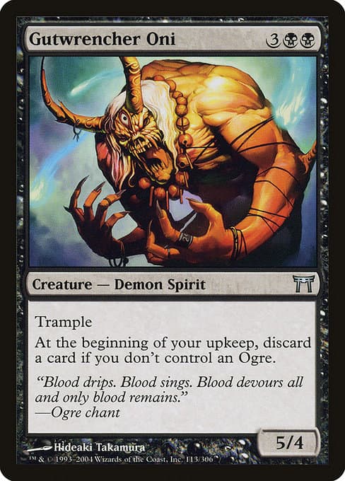 Gutwrencher Oni 2004 Magic: The Gathering Champions of Kamigawa