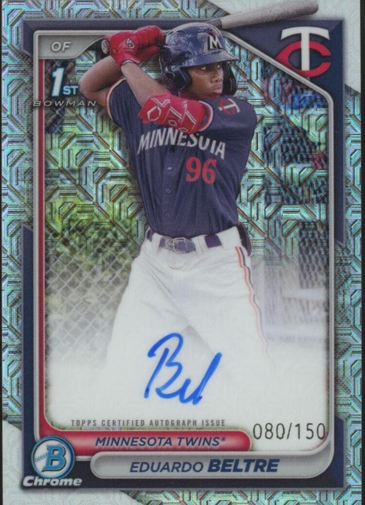 Eduardo Beltre trading card