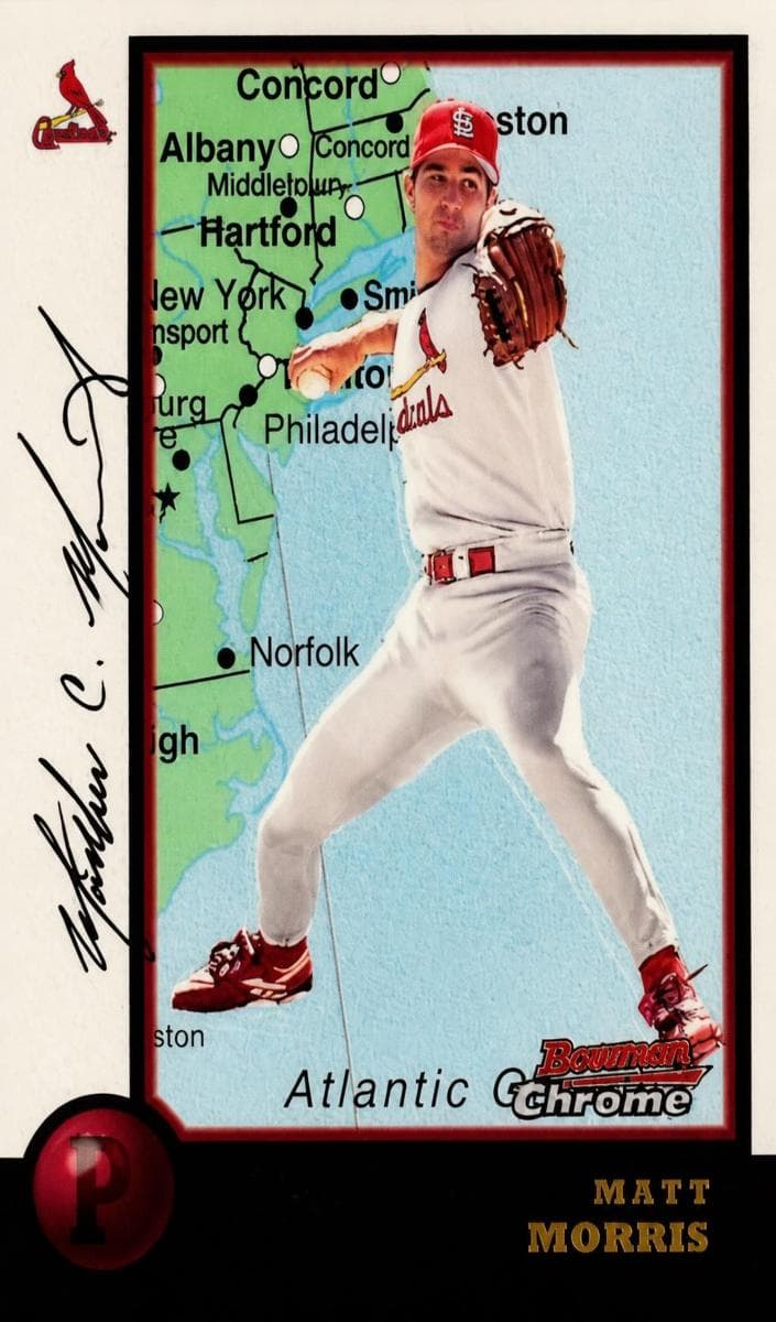 Matt Morris 1998 bowman Bowman Chrome