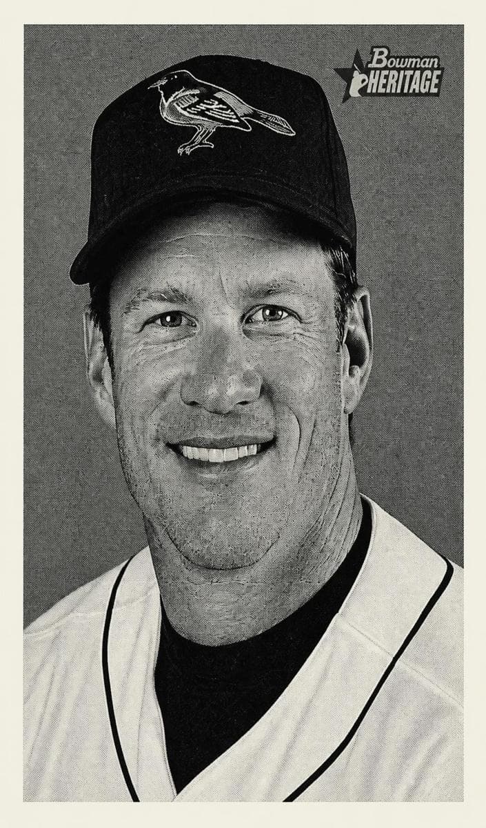 Jeff Conine 2001 bowman Bowman Heritage